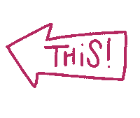 Text Arrow Sticker
