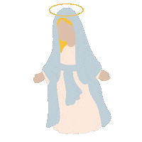 Mother Maria Sticker by Jugend 2000 Augsburg