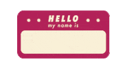 Hello My Name Is Tour Sticker by O Que Fazer Curitiba