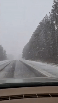 Lake Effect Brings Wintry Mix of Snow and Rain to Michigan's Upper Peninsula