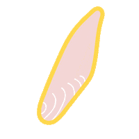 Sweet Potato Fish Sticker by RedMart