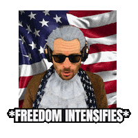 Independence Day Freedom Sticker