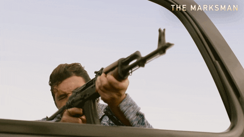 Shooting Liam Neeson GIF by Madman Films