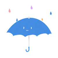 Rain Umbrella Sticker
