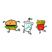 Fastfood Sticker