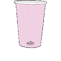 Lightpinkhotcup Sticker by decentpackaging