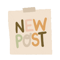 Pink Post Sticker