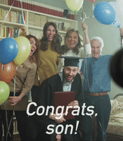 Congrats, Son!