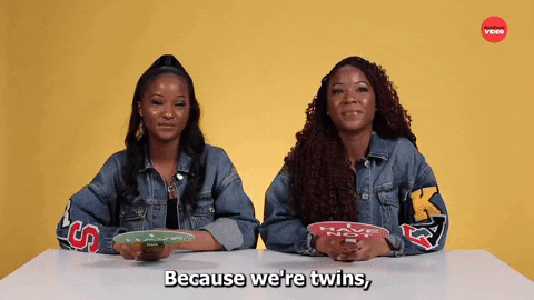 Twins Playing GIF by BuzzFeed
