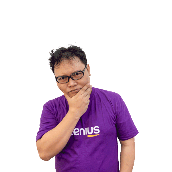Purple Sticker by Zenius Education