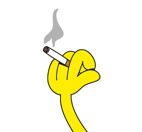 yadgeto giphyupload smoke hand wait Sticker