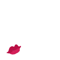 Illustrated gif. Red lips flap open, a word bubble appears revealing a message in colorful bubble letters, "Georgia, organizers, officially, knocked, 1.3 million, doors, and counting!"