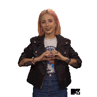 Pink Hair Mtv Emas Sticker by Premios MTV MIAW