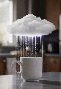 Rainy Day Coffee GIF by Pincel