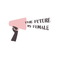 Pink Empower Sticker by Gala of Grace