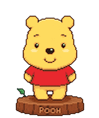 pooh STICKER