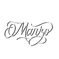 Lettering March Sticker