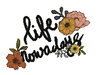 Life Flowers Sticker