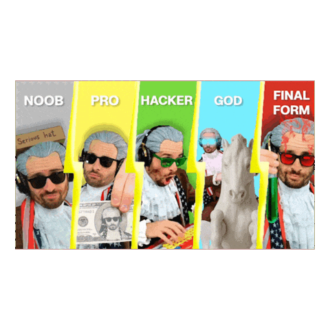 Hacker Evolving Sticker