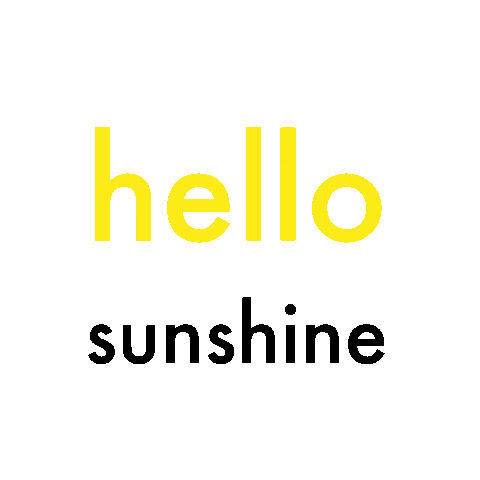 HelloNicoler hello sun yellow sunshine Sticker