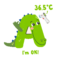 Happy Alligator Sticker by Beanstalk Singapore