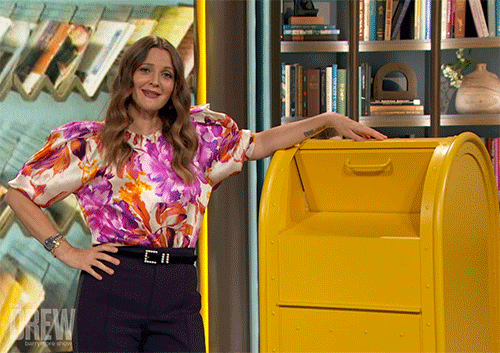 Post Office Smile GIF by The Drew Barrymore Show