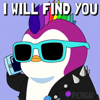 Ill Find You GIF by Pudgy Penguins