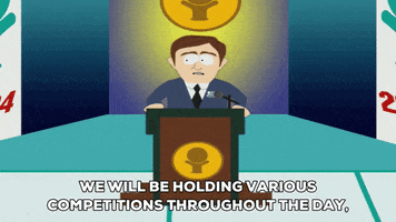 awards podium GIF by South Park 