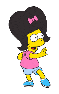 Happy The Simpsons Sticker by doña batata