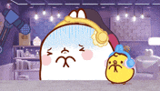 Shocked Halloween GIF by Molang