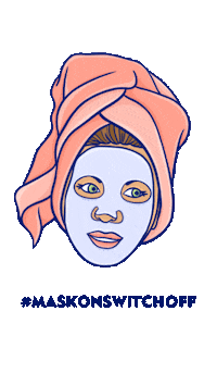 NIVEA-NL skincare relax mask skin Sticker