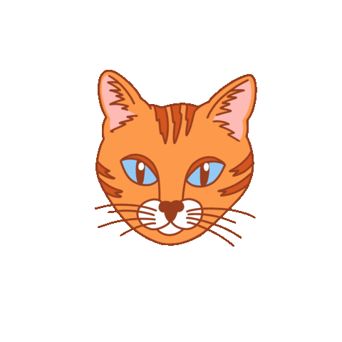 Tabby Cat Sticker by Bedsider