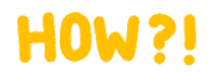 Yellow Text Sticker
