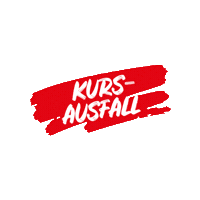 Kursausfall Sticker by BTW Bünde