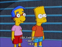bart simpson win GIF