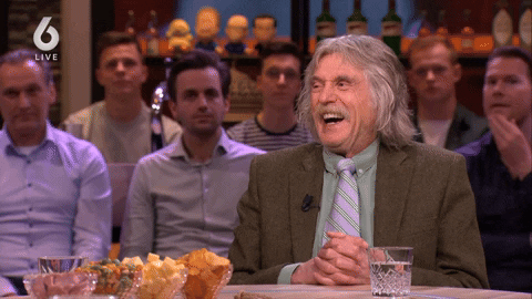 Happy Johan Derksen GIF by Vandaag Inside