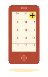 To Do Phone Sticker by Stichting Melanoom