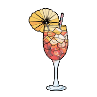 Summer Juice Sticker