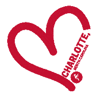 North Carolina Charlotte Sticker by The Redbud Group