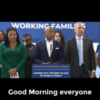 Good Morning Nyc GIF by Eric Adams
