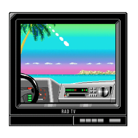 Art Outrun Sticker by haydiroket (Mert Keskin)