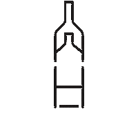 HuffmansLtd logo bottle huffmans huffmans logo Sticker