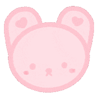 Bear Rabbit Sticker