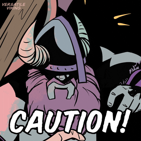 Accident Warning GIF by VeeFriends