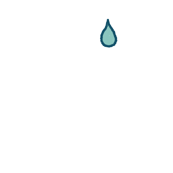 Water Sweat Sticker by CHOOCHOO-ca-CHEW