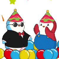 Happy Birthday Dancing Sticker by Pudgy Penguins