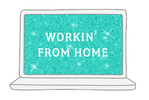 working work from home Sticker by Her Campus Media