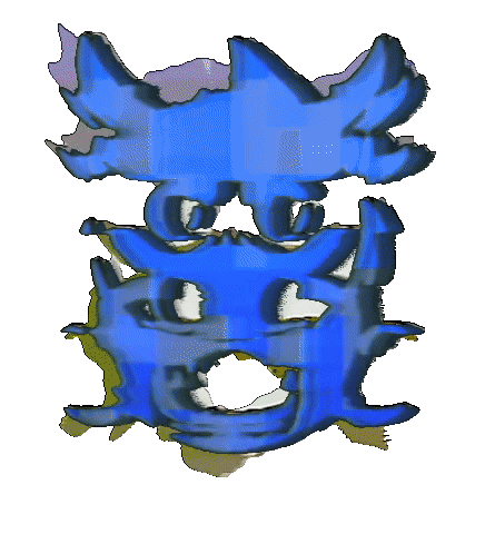 Glitch Emoji Sticker by #BASILIO