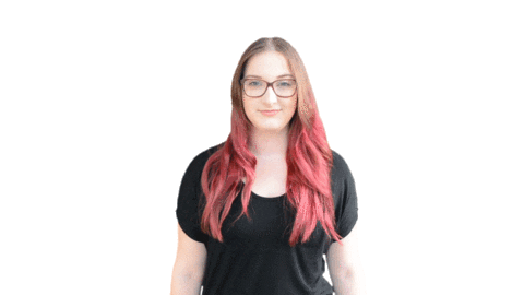 girl no Sticker by shapefruit