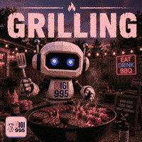 Grilling Cartoon Character GIF by Digi 995